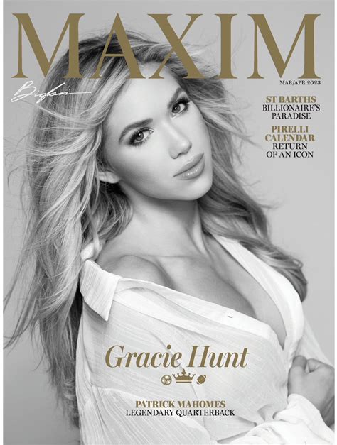 sexy gracie hunt|Amazing Gracie Hunt Is Maxim’s March 2023 Cover Star.